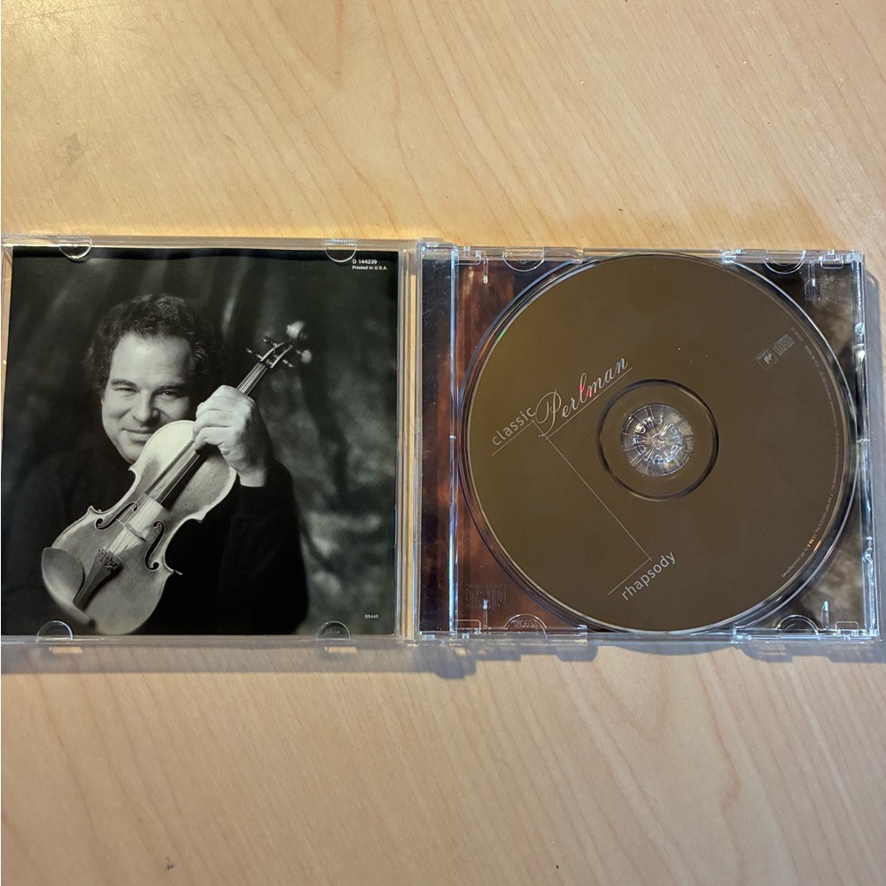 Classic Perlman Rhapsody CD - Picture 2 of 3